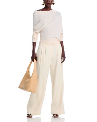 Grainge Cashmere Open Neck Sweater  