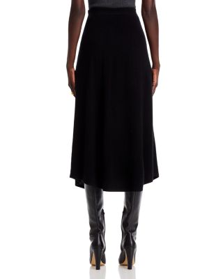 100% Cashmere Midi Skirt - Exclusive