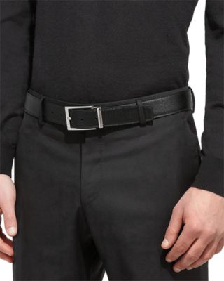 Men's Leather Reversible Belt 
