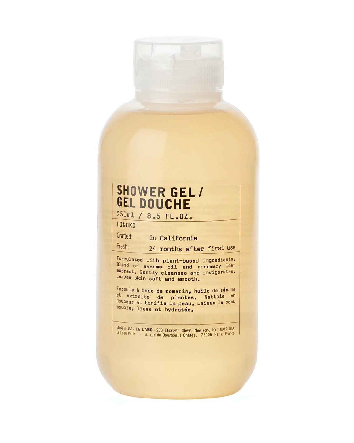 Le Labo Hinoki Shower Gel 8.5 oz.