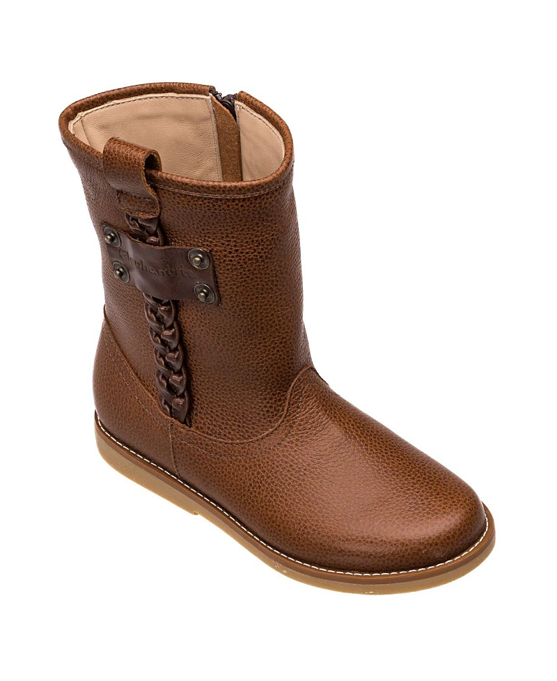 Elephantito Braided Boot In Brown