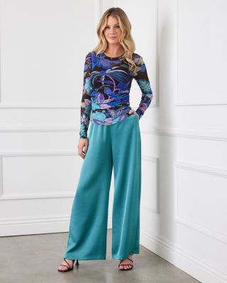 Satin Wide Leg Pants