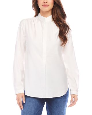 Karen Kane - Long Sleeve Placket Top