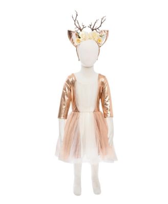 Great Pretenders - Woodland Deer Dress with Headpiece Costume - Ages 3-8