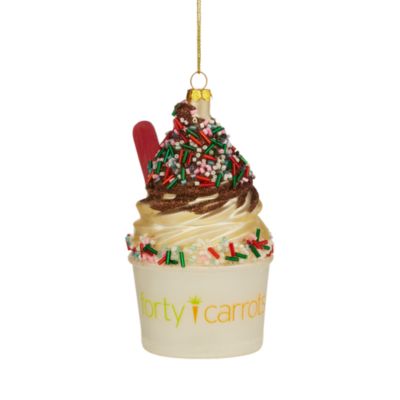 Bloomingdale's Glass Forty Carrots Frozen Yogurt Ornament - Exclusive