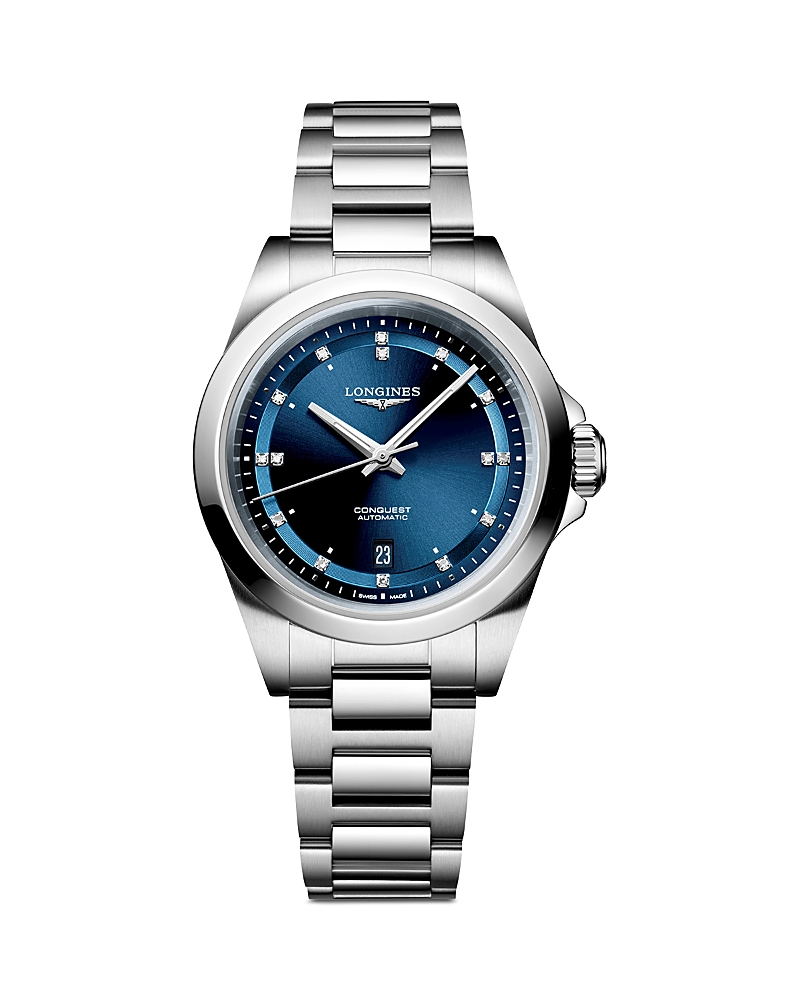 Longines Conquest Sunray Blue Watch, 30mm