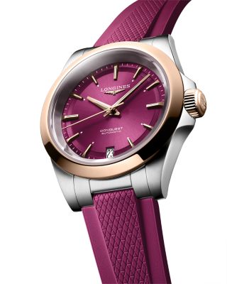 Conquest Sunray Purple Watch, 34mm