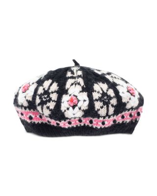 French Knot - Emily Knitted Wool Beret