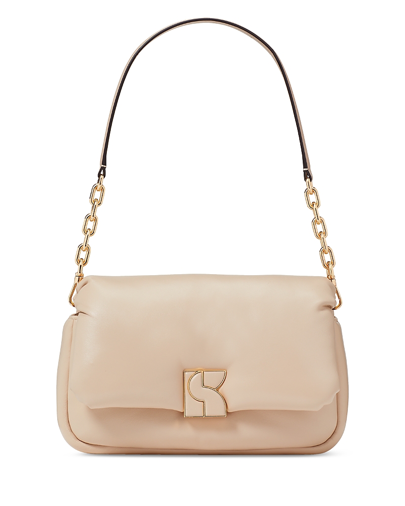 Kate Spade Dakota Puffy Smooth Leather Crossbody Bag In Feather