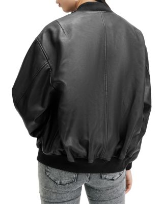 ALLSAINTS Belle Leather Bomber Jacket | Bloomingdale's Women