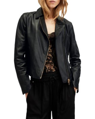 ALLSAINTS - Vela Leather Biker Jacket