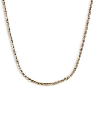 14K Yellow Gold JH Essentials Diamond Pav&eacute; Curved Bar Necklace, 16-18"