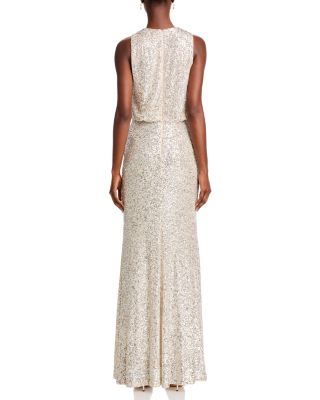 Halter Sequin Gown