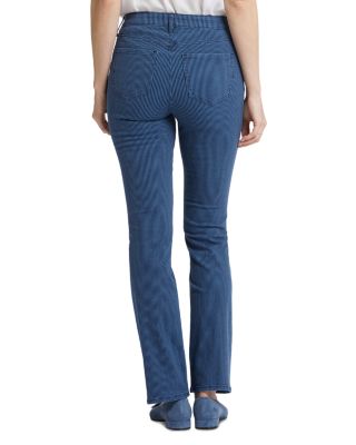 Billie High Rise Mini Bootcut Jeans in Icy Stripe