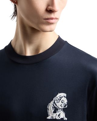 Embroidered Bulldog Tee