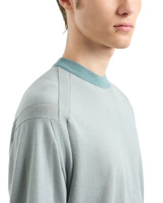 Short Sleeved Crewneck Sweater Tee