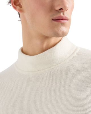 Virgin Wool Allover Jacquard Striped Sweater