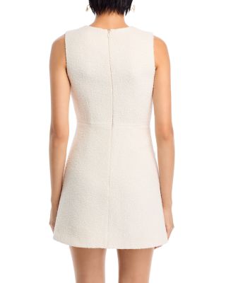 Self-Portrait Tinsel Boucle Sleeveless Mini Dress | Bloomingdale's Women