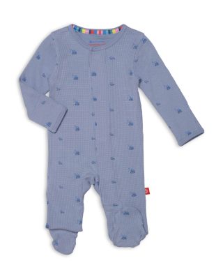 Magnetic Me Boys' Soft Slate Print Footie - Baby
