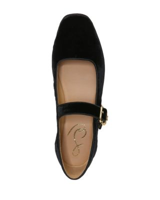 Women's Michaela Square Toe Buckled Mary Jane Flats