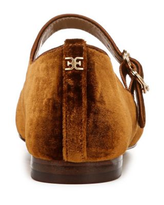 Women's Michaela Square Toe Buckled Mary Jane Flats