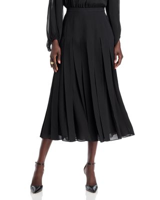 Lafayette 148 New York - Box Pleat Midi Skirt