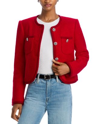 Cinq à Sept Junia Collarless Jacket | Bloomingdale's