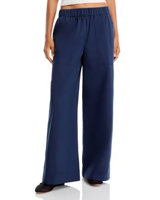 SIMKHAI Ashlon Slim Ankle Pull-On Pants