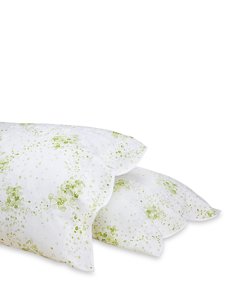 Pratesi M'ama Non M'ama Standard Pillowcase Set In Fern