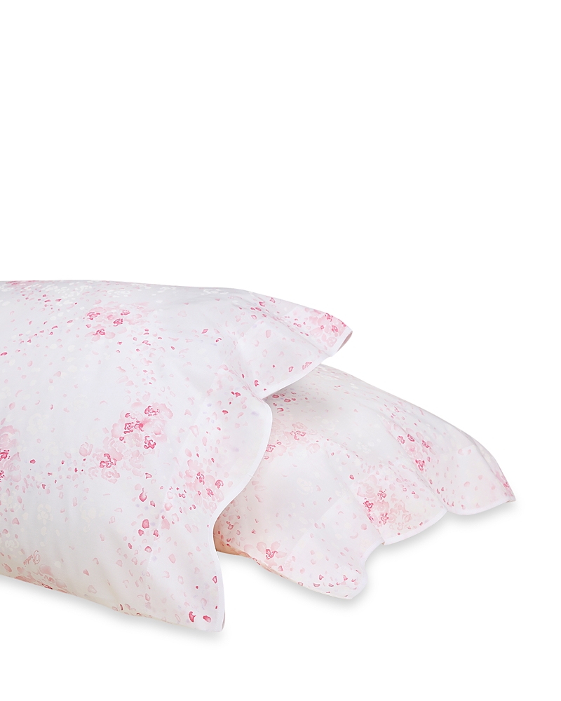 Pratesi M'ama Non M'ama Standard Pillowcase Set In Pink