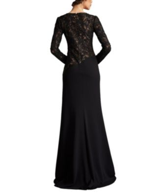 Shika Embroidered Crepe Gown
