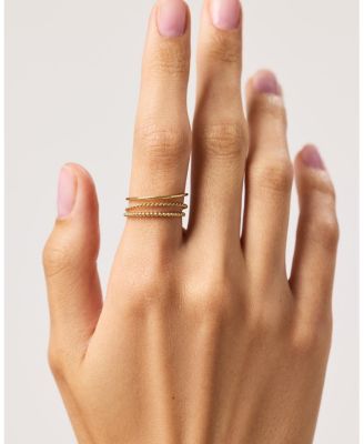 Ring Set - Gold Trio Ring Set
