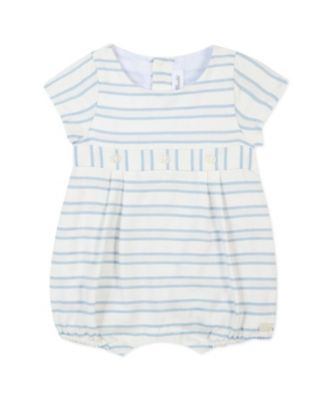 Tartine et Chocolat - Boys' Sky Blue Stripe Romper - Baby