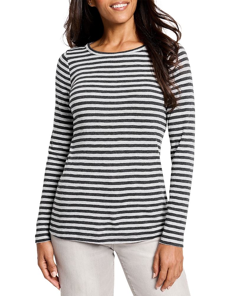 NZT BY NIC+ZOE NZT NIC+ZOE STRIPE TOP