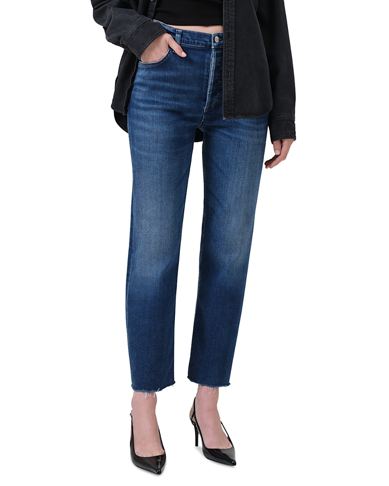 Citizens of Humanity Palma High Rise Ankle Straight Jeans in Medallion
