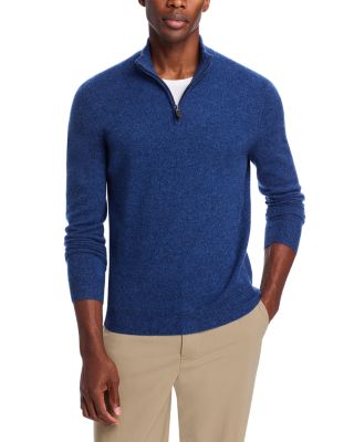 The Men's Store at Bloomingdale's - Light Purple Cashmere Half-Zip Sweater - Exclusive