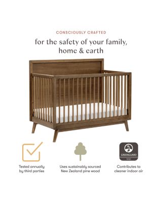 Palma 4 in 1 Convertible Crib with Toddler Bed Conversion Kit