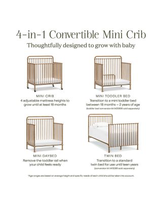Winston 4-in-1 Convertible Mini Crib