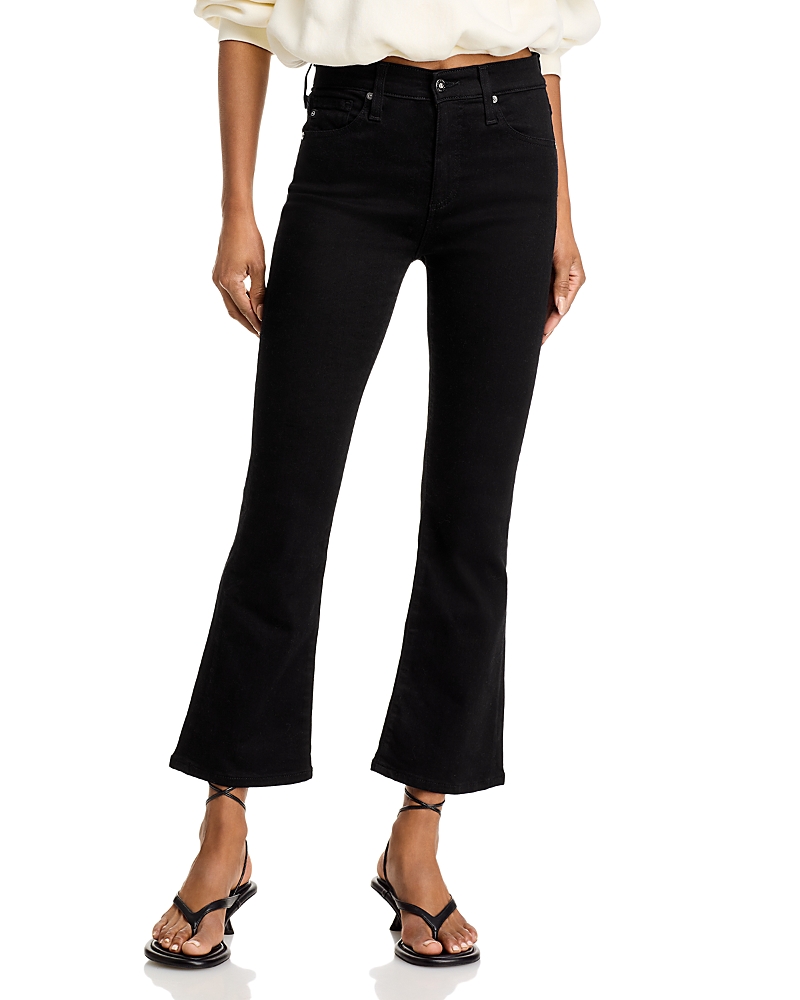 Ag Farrah Mid Rise Cropped Bootcut Jeans