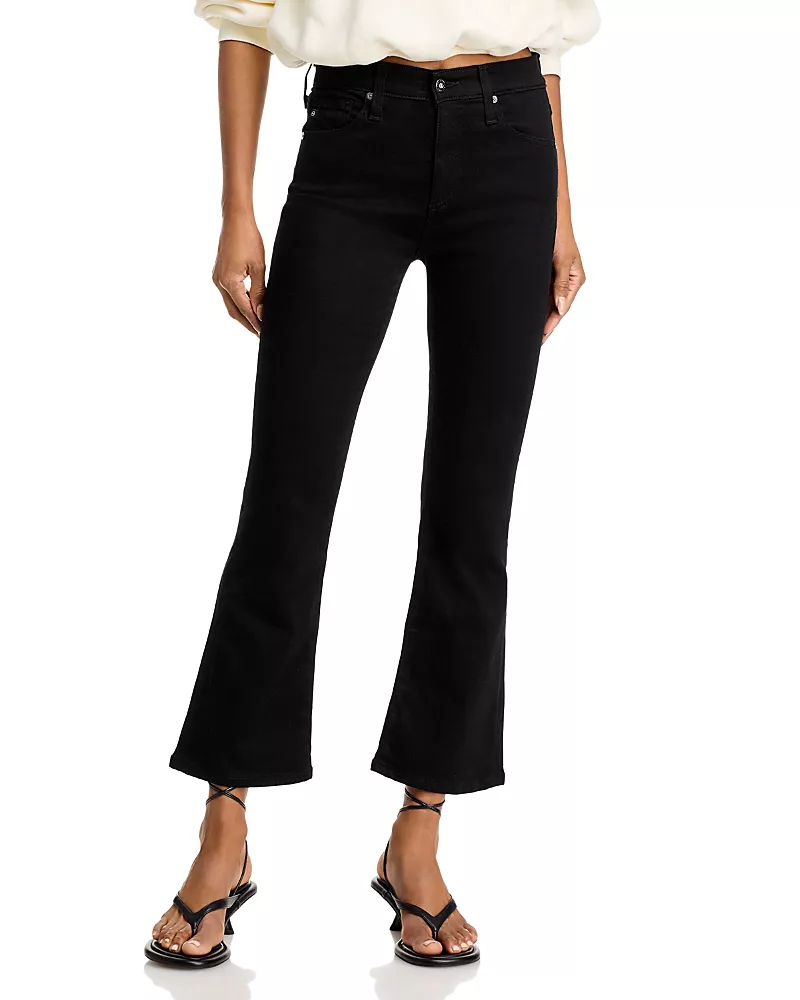 Ag Farrah Mid Rise Cropped Bootcut Jeans in Alchemy