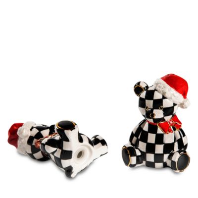 Courtly Santa Bear Salt &amp; Pepper Set
