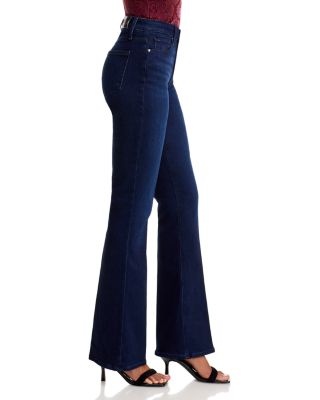 Laurel Canyon High Rise Flare Jeans in Manifesto
