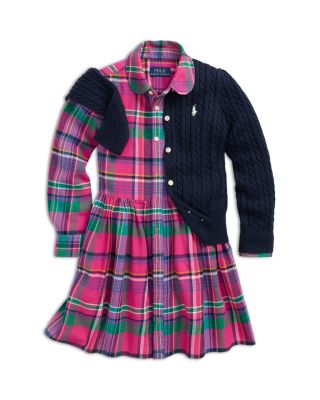 Girls' Cable-Knit Cardigan - Little Kid