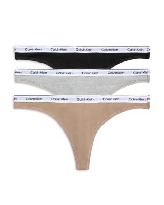Calvin Klein Modern Logo Thong, Set of 3