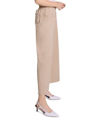 Piuma Wide Leg Gabardine Trousers