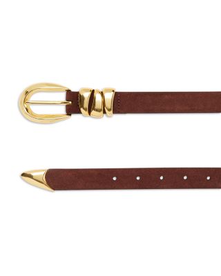 Women's Triple Keeper Suede Belt