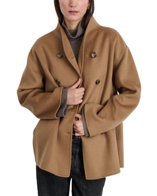 Sophia Double Breasted Wool Coat  