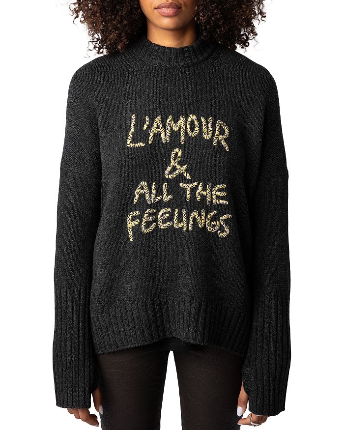 Zadig & Voltaire Malta We Feelings Merino Wool Sweater 