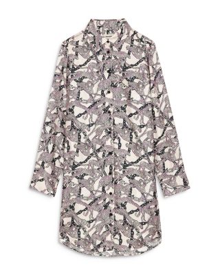 Rais Twill Wild Chain Printed Silk Dress