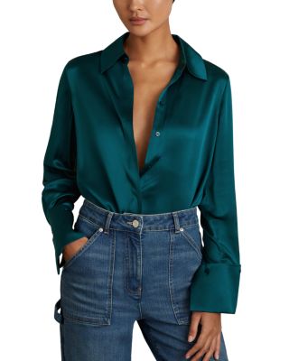 REISS - Hailey Silk Shirt